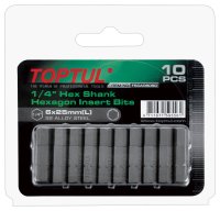 Hex Shank Hexagon Insert Bit 10 x 4 x 30mm