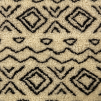 Danish Design Neutral Fleece Geometric Duvet Cover