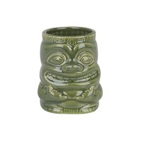 Ceramic Tiki Mug With Handle 425ml - Sea Green