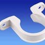 2" White Waste Clip
