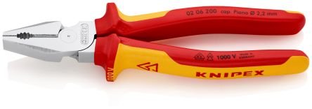 Knipex 200mm 1000V Combination Pliers 0206200