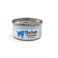 Thrive Cat Can - 100% Complete Chicken & Chicken Liver with Veg 75g x 12