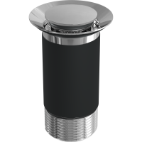 Top Fix Basin Waste UNSLOTTED 60mm G1-1/4" Chrome