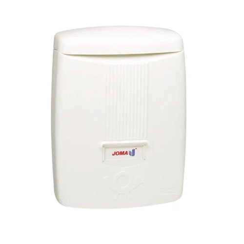 Garden 70 Plastic Post Box - White