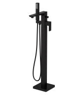 EZRA FLOOR STANDING BATH SHOWER MIXER BLACK