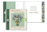 Card Eco Friendly/Birthday Wishes  (25106)