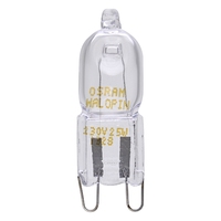 25w 230v G9 OSRAM OVEN LAMP BULB