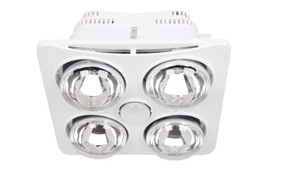 Mercator Ardene LED Quattro 3 in 1 Bathroom Heater White