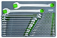 30PCS 15deg Offset Standard Combination Wrench