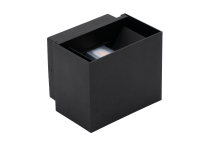 MAXEWELL 10W Adjustable Up/Down Wall Light IP65 3000K Black