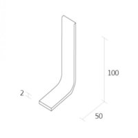 Flexible Set-in Skirting 100mm