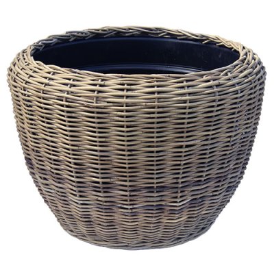 Drypot Rattan Outdoor D80 H62cm - Grey