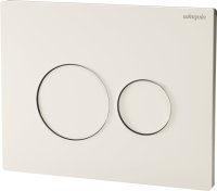  Wirquin Lunar Dual Flush Plate (Cable Operated) White