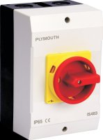 Plymouth 40 Amp 3 Pole Rotary Isolator IP65