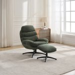 Klarke Swivel Chair & Footstool 3