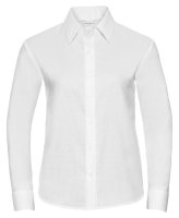 Russell Women's Long Sleeve Oxford Shirt - White