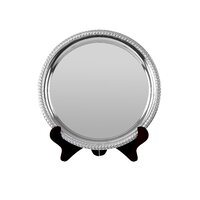 30cm Swatkins Heavy Round Nickel Plated Tray