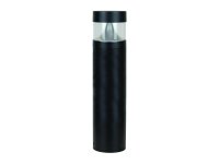 ORIENT, 20W 1800lm, CCT Selectable, 630mm, Flat Top Bollard, Bla