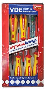 Screwdriver Soft Grip Handle 7 Piece