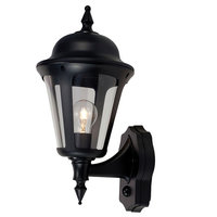 ANSELL Latina 42W E27 PIR Wall Lantern Black