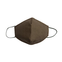 Easy Diamond Reusable Mask Brown Linen Large