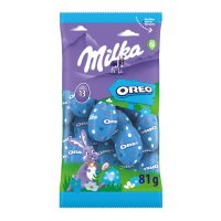 Milka milk choc Oreo foiled mini eggs in bag - 35x81g