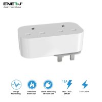 13A WIFI DUAL SMART PLUG UK 