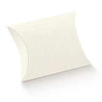 BOX GIFT PILLOW IVORY 100X100X35MM disc