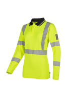 AUGUSTINE - WOMEN'S HI-VIS POLO SHIRT, LONG SLEEVES, ARC PROTECT