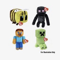 Ty Minecraft Characters Assorted 8pc CDU