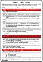 Marine Safety Card -  Entry into Enclosed Spaces