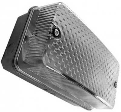 EVOLEC 100W POLY. BC BULKHEAD BLACK    ( BOX 20 ) | P100BH