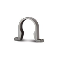 POLYPIPE WS34G GREY PIPE BRACKET 40mm WELD