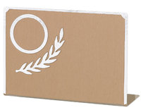 7cm Aluminium Wreath Plaque (Bronze) V202C