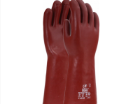 RED PVC 16" GAUNTLET GLOVE