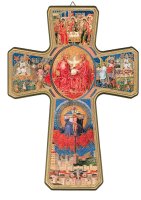 Holy Spirit Wood Cross 5 1/2 inch - Laser Cut   (10189)