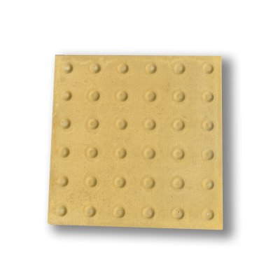 Eaton 400x400x65mm Buff Tactile Paving Slab