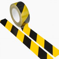Black / Yellow Floor Tape - Roll 50 x 3300mm Sureweld Dublin