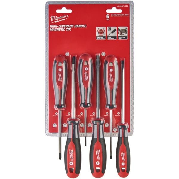 Milwaukee Tri-Lobe Screwdriver Set 6Pc 4932471807