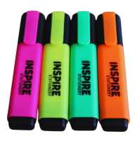 Inspire Highlighter Assorted (4pk)