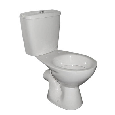 Combination Pan and Cistern 6.4L White