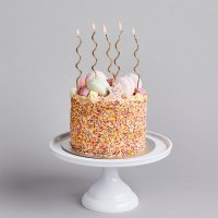 Gold Curly Candles - Pack of 12