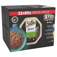 Sheba Cat Foil Tray Sauce Collection Mixed Collection 32pk x 1