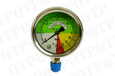 Pressure Gauge Sprayer 1/4 BSP 63mm Diameter