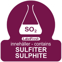 Allergen Lable - Sulphites, 30x30mm, 500 labels per roll