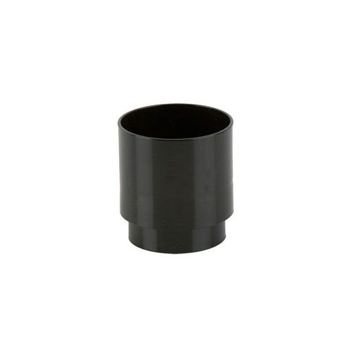 Flume Round Downpipe Connector - Black