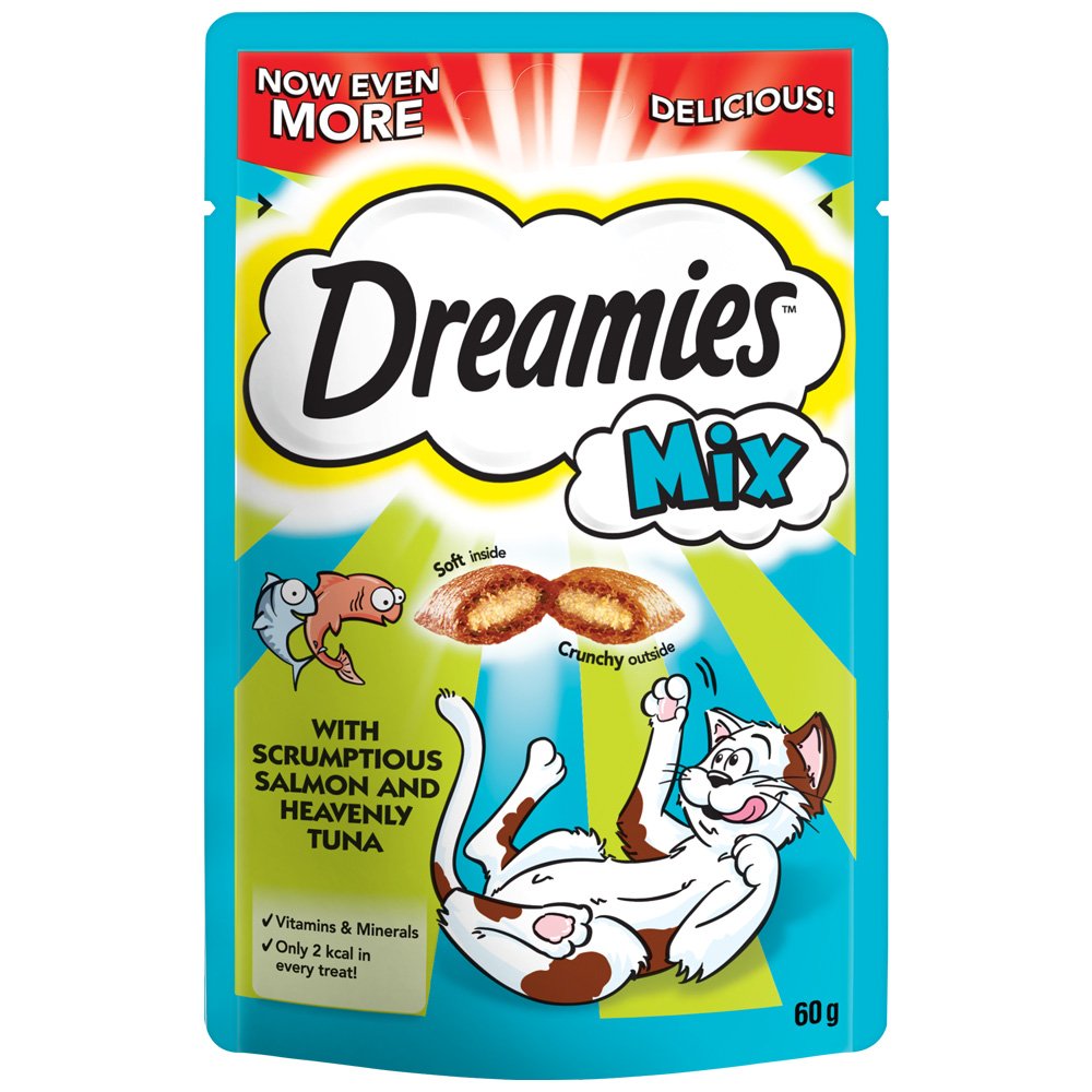 Dreamies Mix Salmon & Tuna 8x60g
