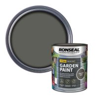Ronseal Garden Paint Charcoal Grey Colour 