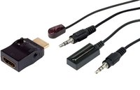 4K, HDMI IR kit complete with TX, RX, TV adaptor