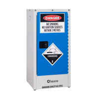 41-0802, Hazero Corrosive Cabinet 60L